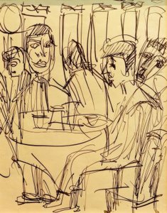 At the Café Table