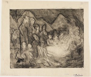 August Fire by Ernst Ludwig Kirchner