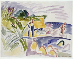 Beach at Fehmarn, 1913