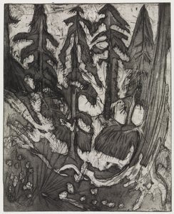 Mountain Forest by Ernst Ludwig Kirchner