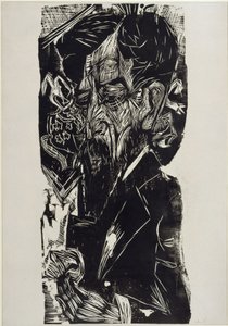 Portrait of Van Vloten by Ernst Ludwig Kirchner