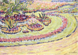 Blumbenbeete by Ernst Ludwig Kirchner