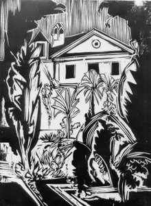 Botanical Garden (Jena) by Ernst Ludwig Kirchner