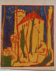 Rabenstein Castle by Ernst Ludwig Kirchner