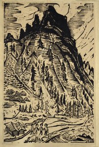 The Mountain by Ernst Ludwig Kirchner