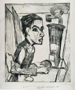 The Painter by Ernst Ludwig Kirchner