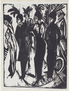 Five Women on the Street by Ernst Ludwig Kirchner