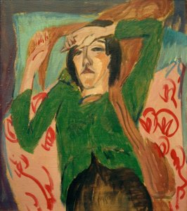 Woman in Green Jacket