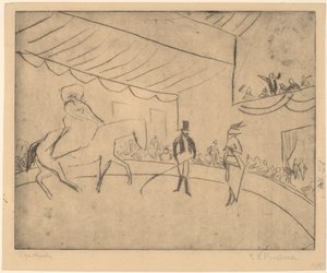 Hippodrome by Ernst Ludwig Kirchner