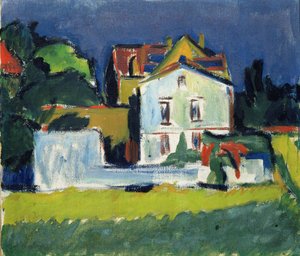 House in a Landscape by Ernst Ludwig Kirchner