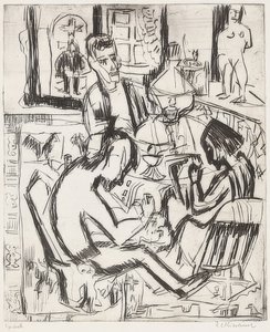 Interior with People