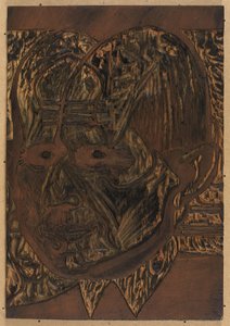 Head Dr. Bauer, Drawing Stock by Ernst Ludwig Kirchner