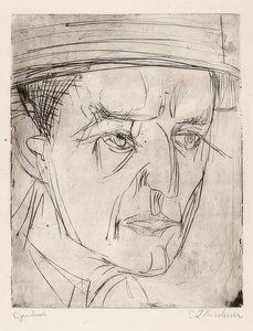 Head of Dr. Grisebach by Ernst Ludwig Kirchner