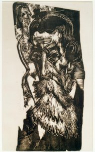 Head of Ludwig Schames by Ernst Ludwig Kirchner