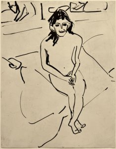 Untitled (Marcella) by Ernst Ludwig Kirchner