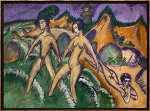 Over the sea by Ernst Ludwig Kirchner