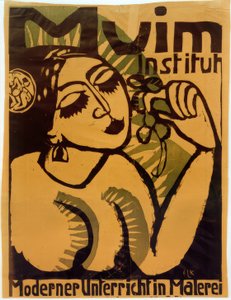 Poster Muim Institute by Ernst Ludwig Kirchner