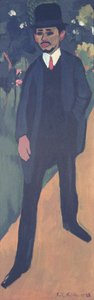 Portrait of Erich Heckel (1911)