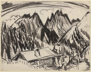 Stafelalp by Ernst Ludwig Kirchner