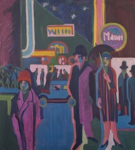 Street Scene at Night
