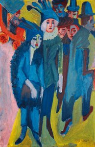 Street Scene by Ernst Ludwig Kirchner