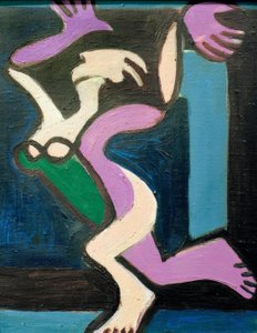 Dancing Nude, Gret Palucca by Ernst Ludwig Kirchner
