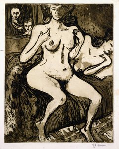Two Women by Ernst Ludwig Kirchner