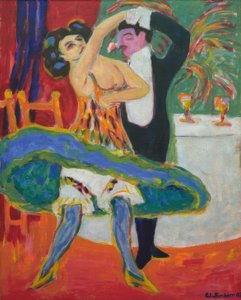 Variety (English Dance Couple) by Ernst Ludwig Kirchner