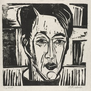 Wehrlin, Facing Front by Ernst Ludwig Kirchner