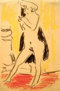 Female Model by Ernst Ludwig Kirchner
