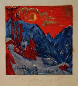Winter Moon Night