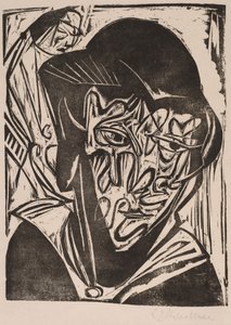 Woman with a Veil by Ernst Ludwig Kirchner