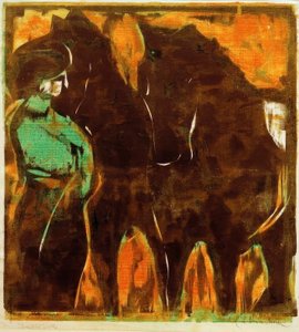 Circus Picture by Ernst Ludwig Kirchner