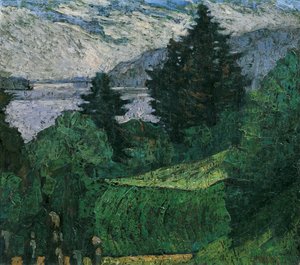 View by the Lake by Ernst Riederer