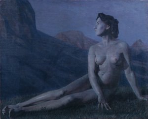 Moonlit Night by Ernst Stohr