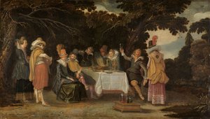 An Open-Air Party by Esaias I van de Velde