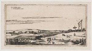 Landscape with Gallows Field near Haarlem by Esaias van de Velde