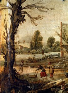 Winter by Esaias van de Velde