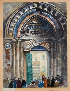 Damascus Khan, c.1919-21 by Ethel Brilliana Tweedie