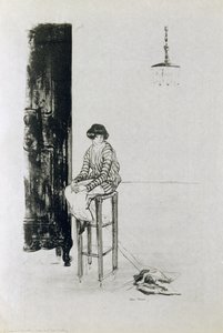 A Lady and her Knitting