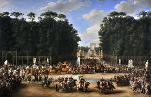 The Marriage Procession of Napoleon I and Marie-Louise Crossing the Jardin des Tuileries