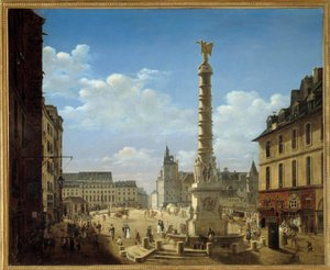 La place et la fontaine du Chatelet