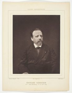 Édouard Siebecker by Etienne Carjat