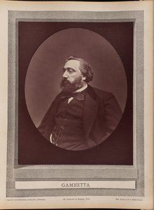 Gambetta by Etienne Carjat