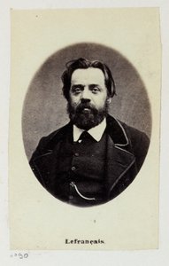 Lefrançois Adolphe Gustave, known as Gustave Lefrançais (1826-1901). Teacher, he created in 1849 with Pauline Roland (1805-1852), the Association of Socialist Teachers. Member of the Commune, he sat on the Commission of Labor and Finance. by Etienne Carjat