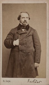 Portrait of the Composer Jean-Georges Kastner 1810-1867, 1867 by Etienne Carjat