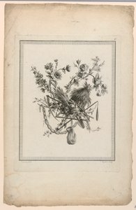 Trophy with Harvest Implements (Plate 6 from "Suite de différentes Attributs, Trophées, et Groupes de Fleurs," Suite II)