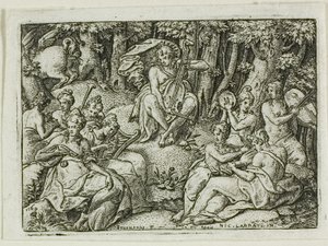 Apollo and the Muses by Etienne Delaune