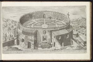 Mausoleum of Augustus with a Garden in Rome