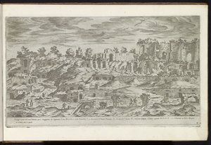 Palatine Hill in Rome by Etienne Duperac